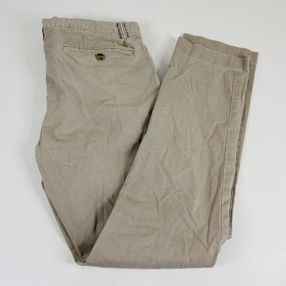 Polo Ralph Lauren 34 x 34 Slim Fit Stretch Cotton Twill Chino Pants Beige Ivory - Picture 1 of 5